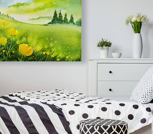 Hand-drawn Watercolor Marigold Flowers by Artistic Paradigms