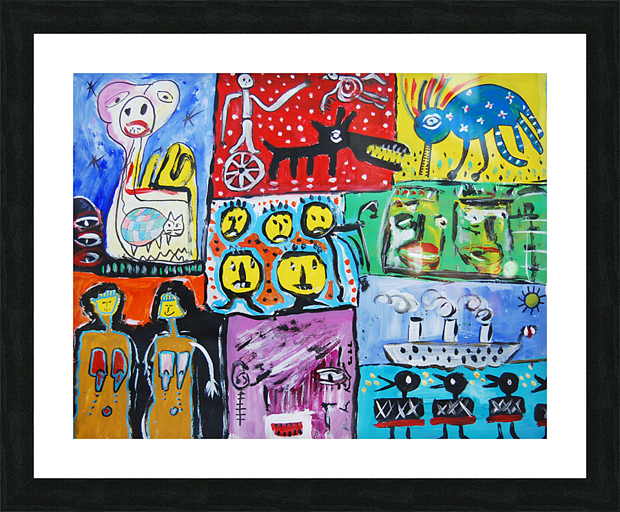 Mosaic 74 Picture Frame Printing