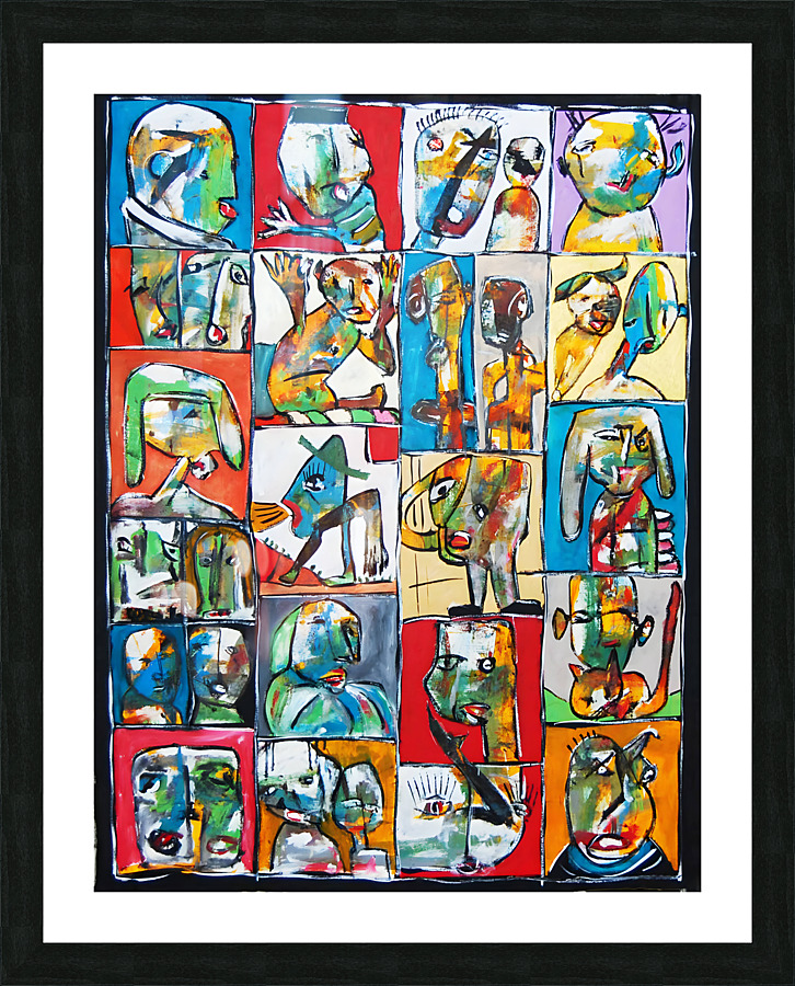 Mosaic 68 Picture Frame Printing
