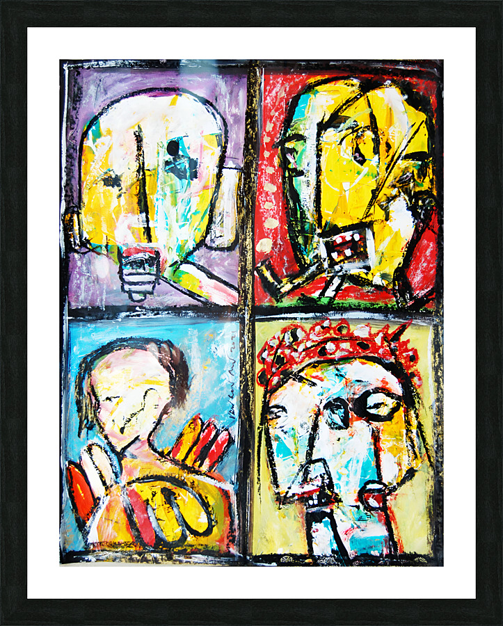 Mosaic 64 Picture Frame Printing