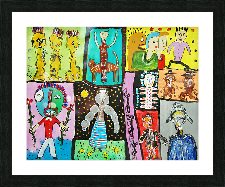 Mosaic 77 Picture Frame Printing