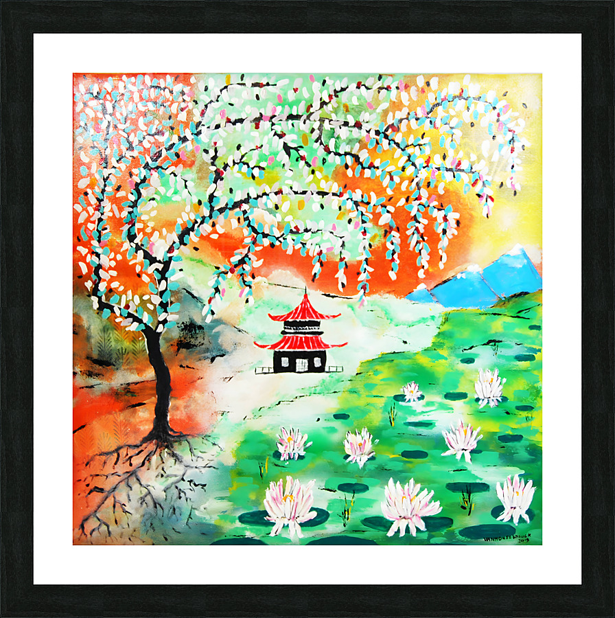 Pagoda Picture Frame Printing