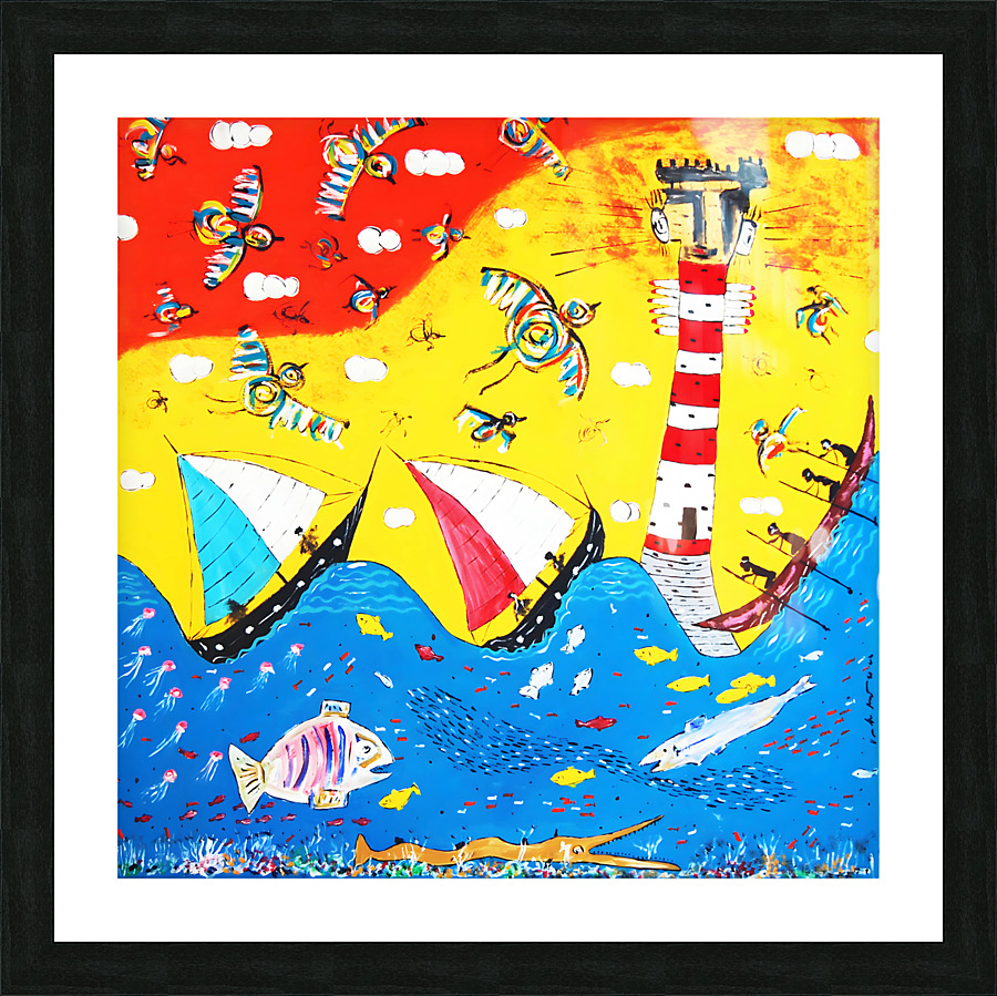 Lighthouse Picture Frame Printing