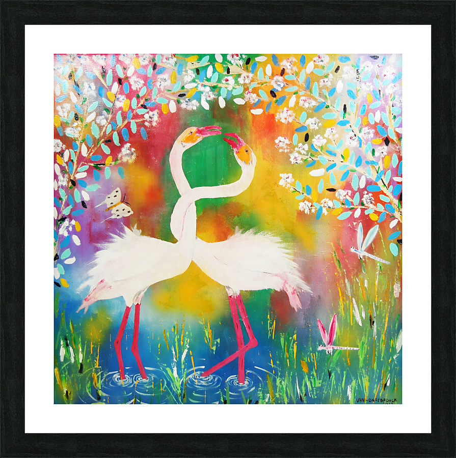 Flamingo Picture Frame Printing