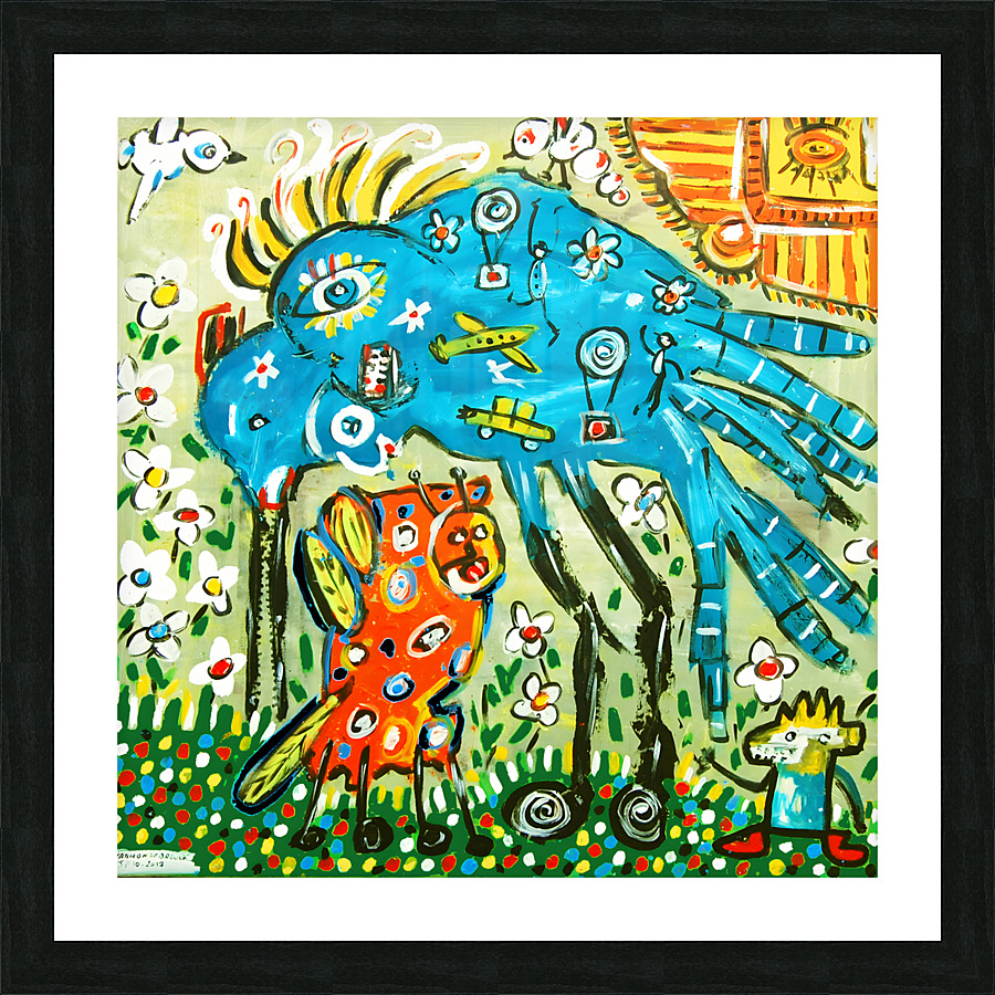 Two birds Picture Frame Printing