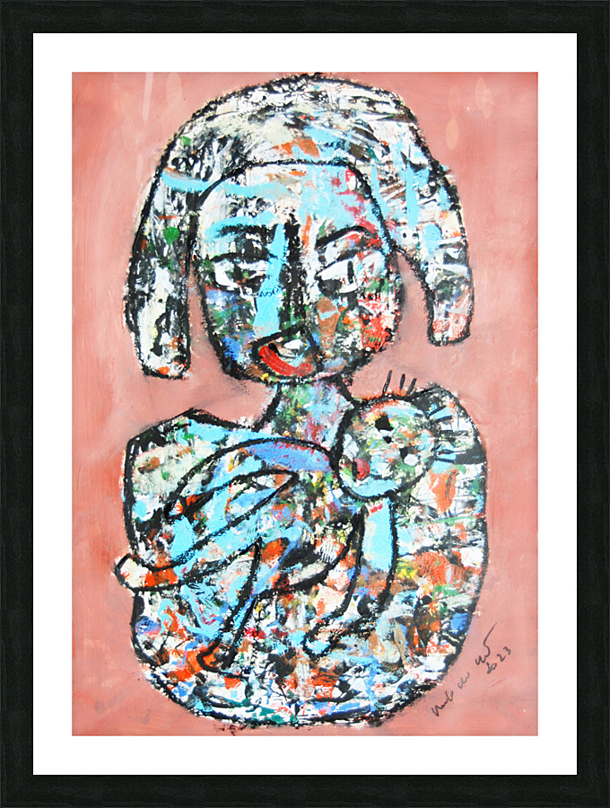 Mother and child 4 Picture Frame Printing