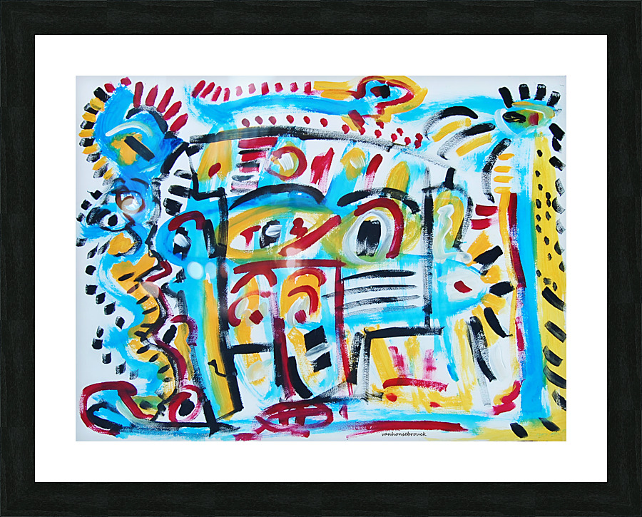 abstract 139 Picture Frame Printing