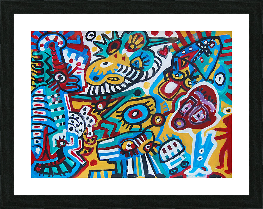 abstract 53 Picture Frame Printing
