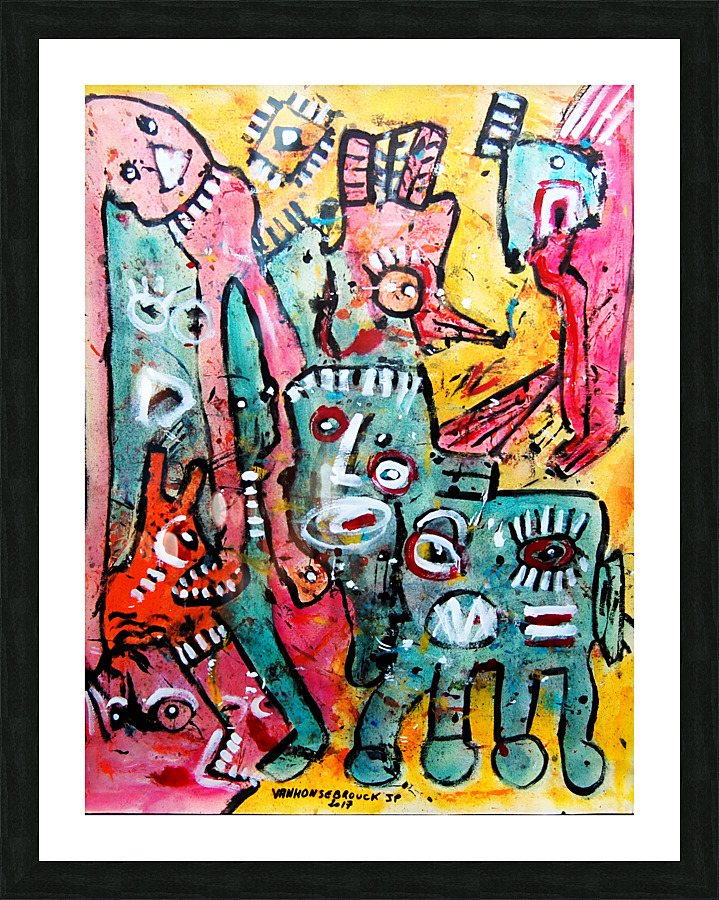 abstract 196 Picture Frame Printing