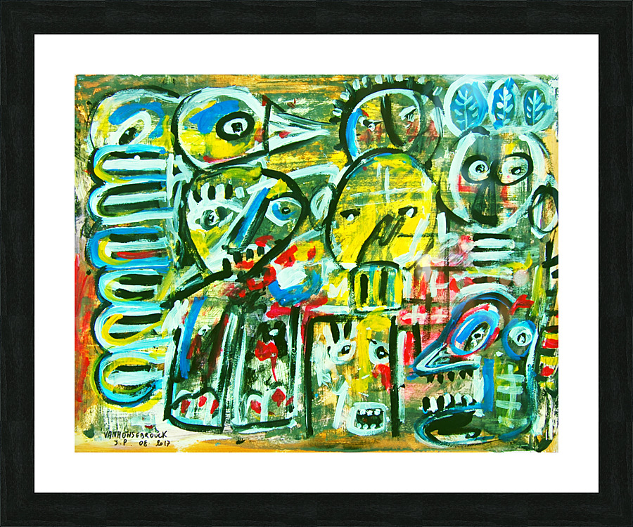abstract 167 Picture Frame Printing