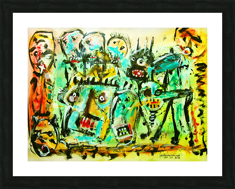 abstract 153 Picture Frame Printing