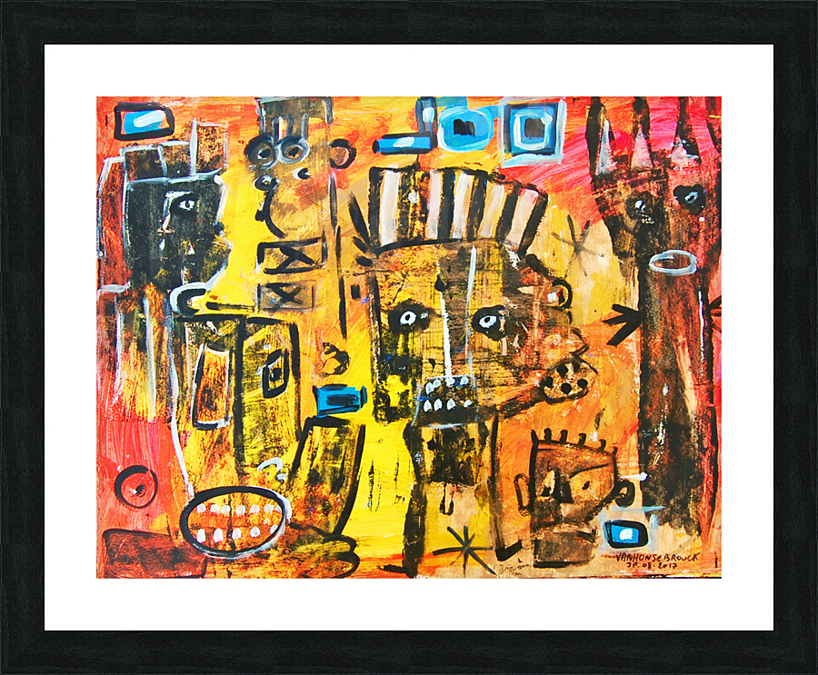 abstract 163 Picture Frame Printing