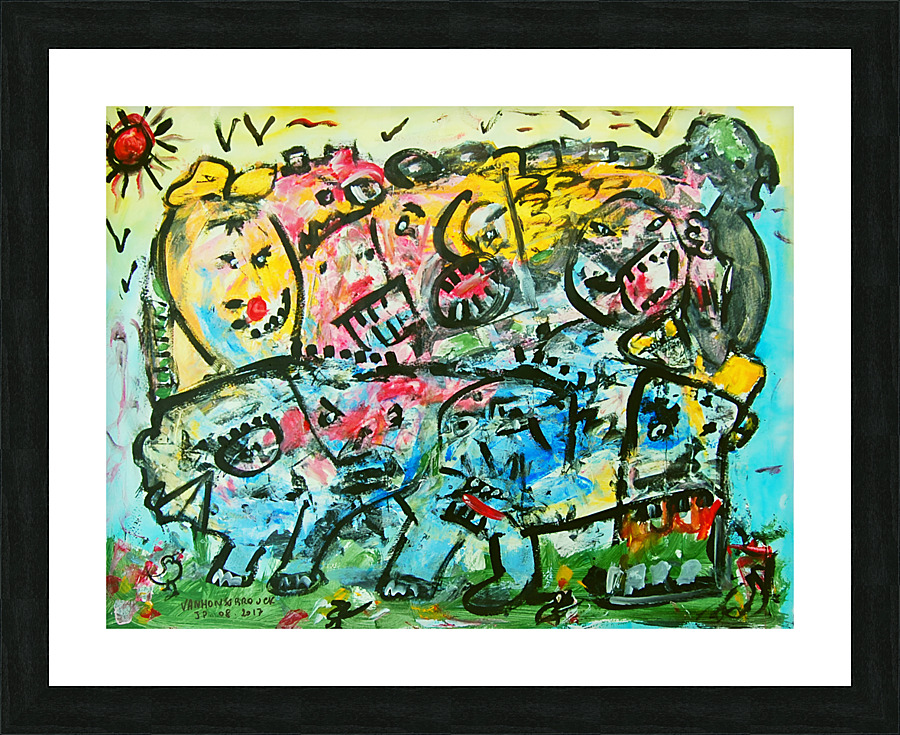 abstract 169 Picture Frame Printing