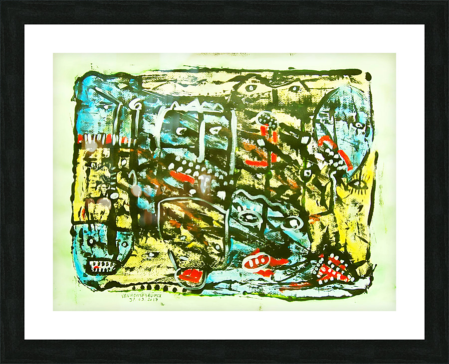 abstract 195 Picture Frame Printing