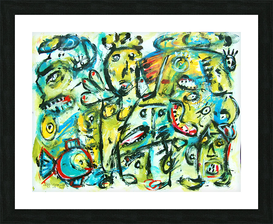 abstract 190 Picture Frame Printing