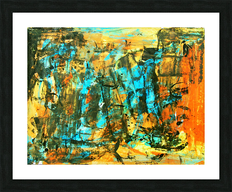 abstract 196 Picture Frame Printing
