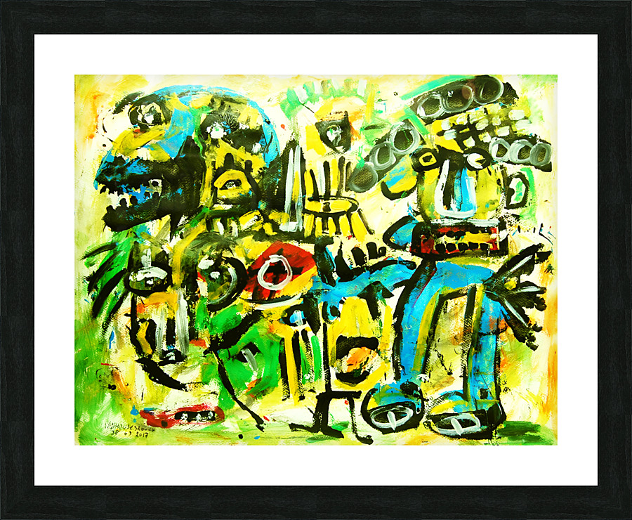 abstract 193 Picture Frame Printing
