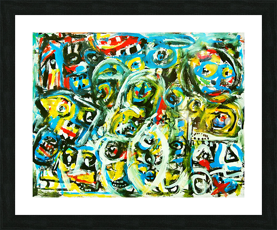 abstract 197 Picture Frame Printing
