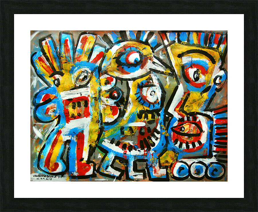abstract 205 Picture Frame Printing