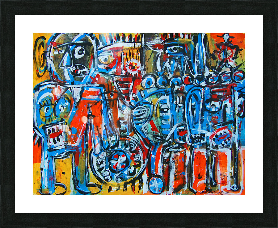 abstract 212 Picture Frame Printing