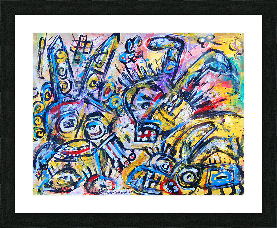 abstract 214 Picture Frame Printing