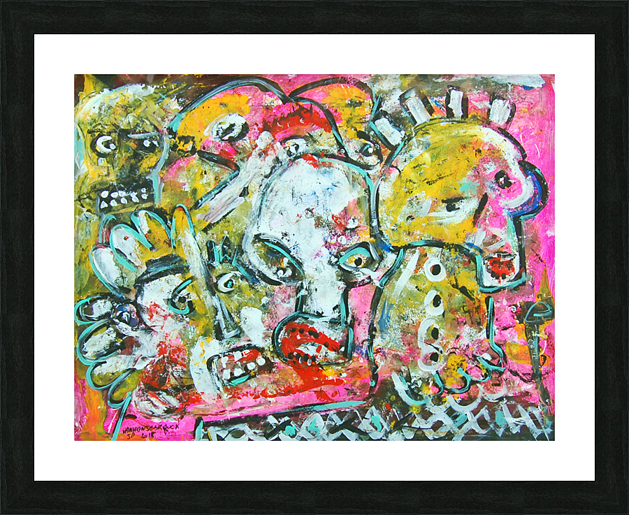abstract 217 Picture Frame Printing