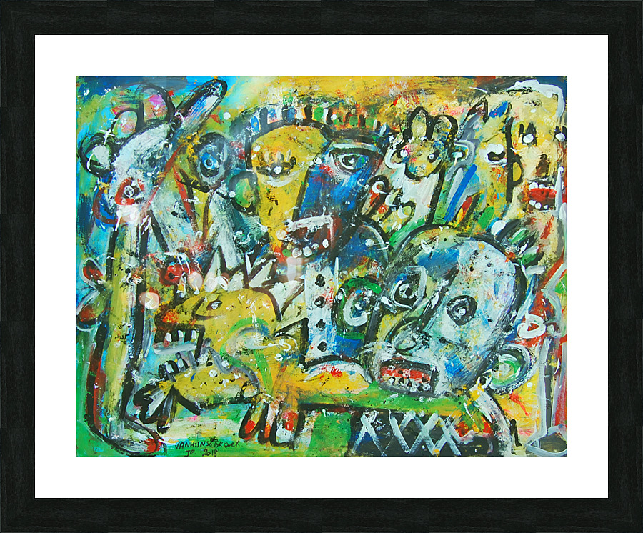 abstract 218 Picture Frame Printing