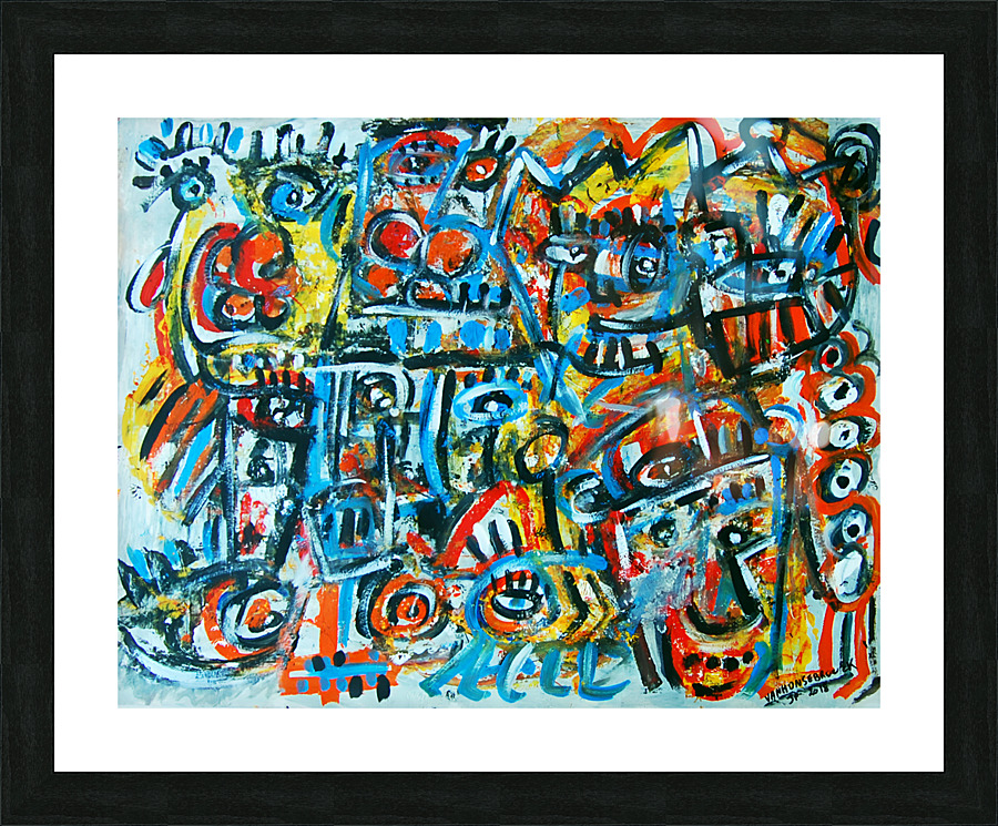 abstract 209 Picture Frame Printing