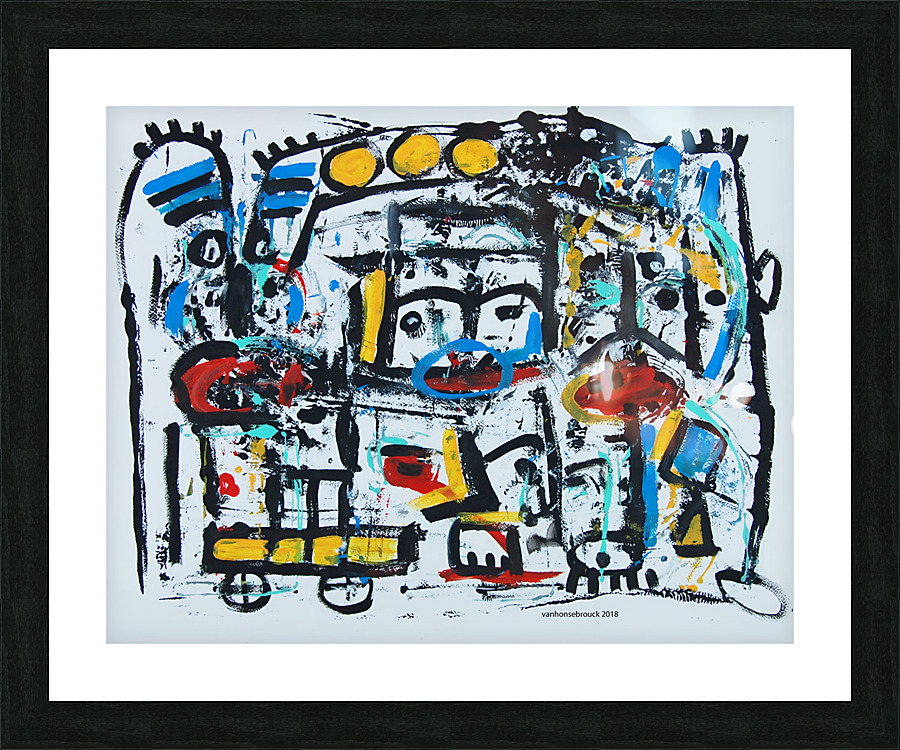 abstract 204 Picture Frame Printing