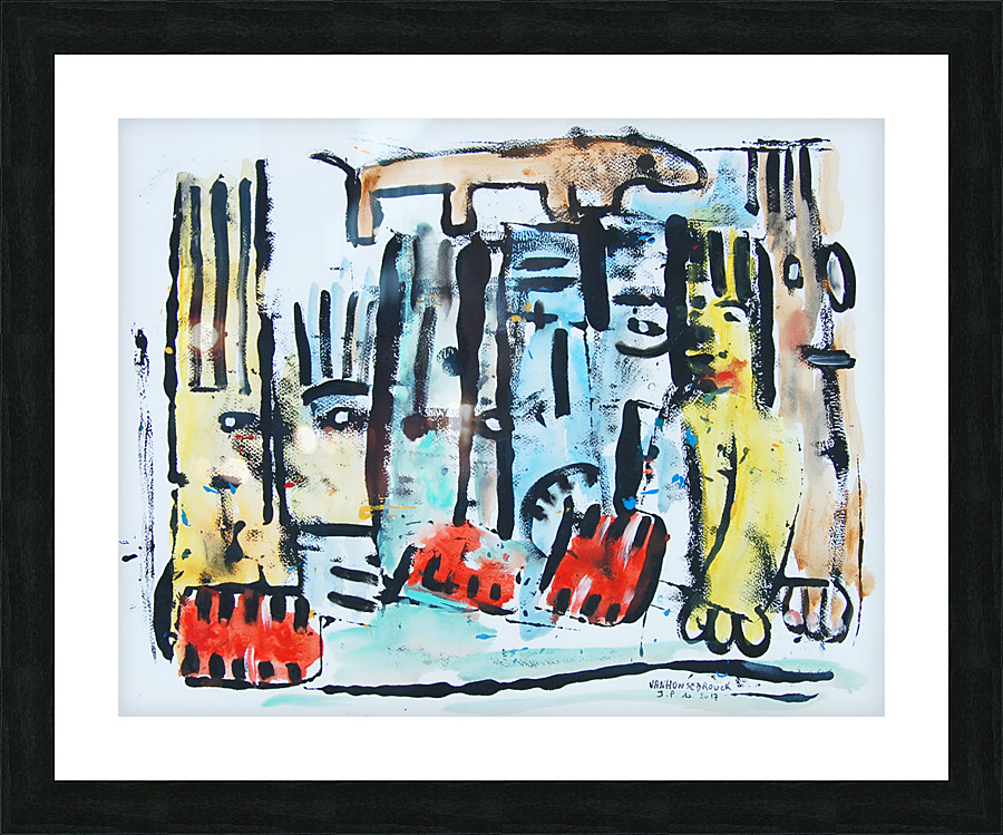 abstract 203 Picture Frame Printing