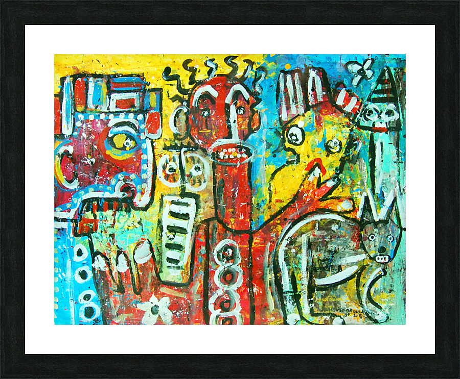 abstract 228 Picture Frame Printing