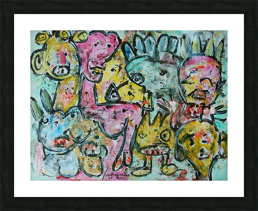 abstract 227 Picture Frame Printing