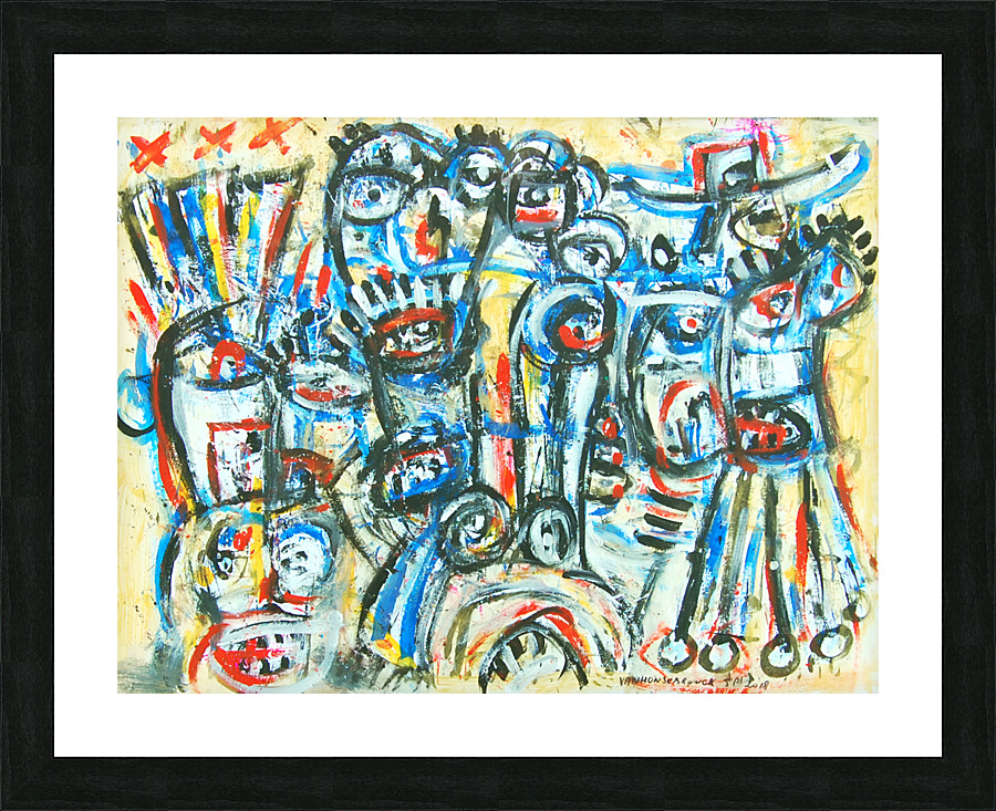 abstract 223 Picture Frame Printing