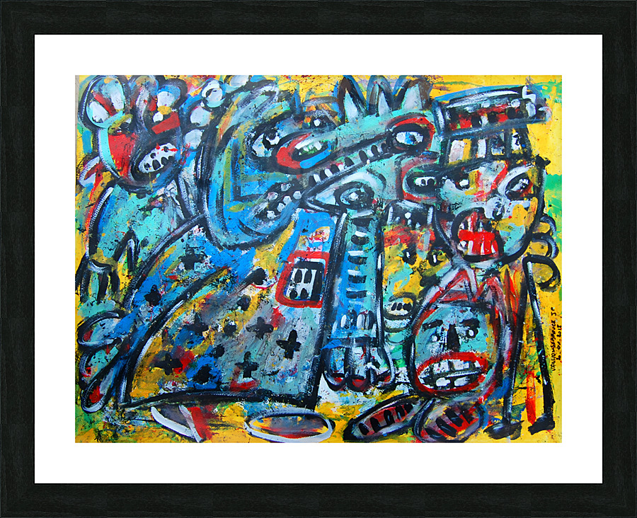abstract 246 Picture Frame Printing