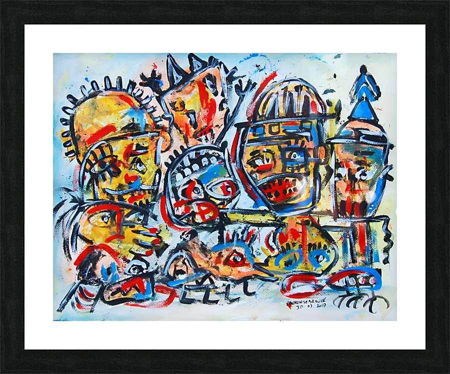 abstract 253 Picture Frame Printing