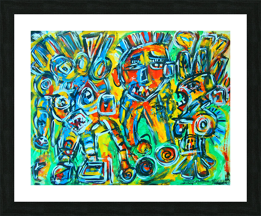 abstract 254 Picture Frame Printing