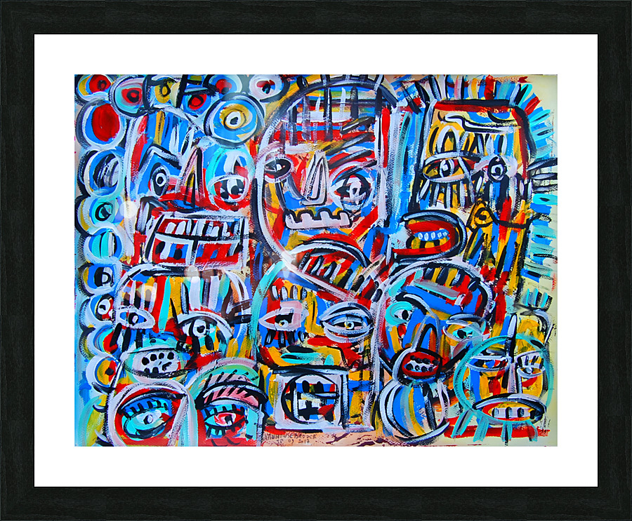 abstract 251 Picture Frame Printing