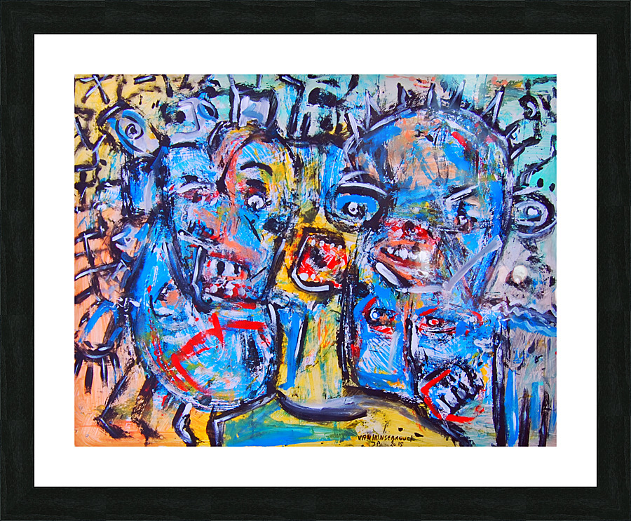 abstract 256 Picture Frame Printing