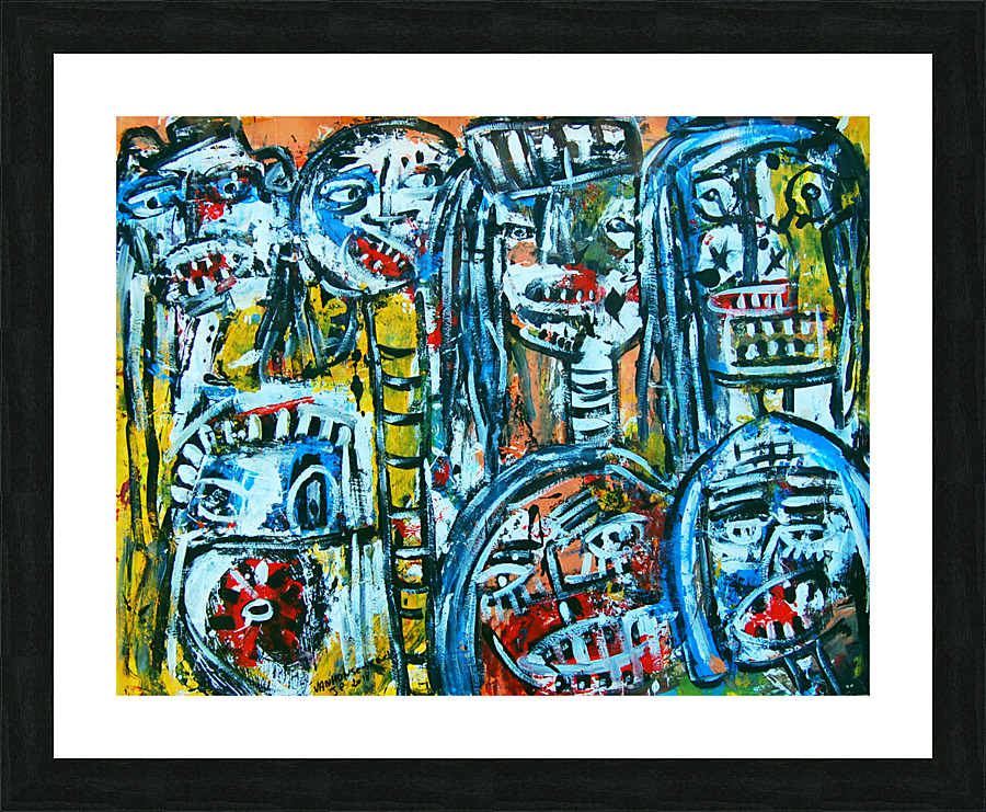 abstract 257 Picture Frame Printing