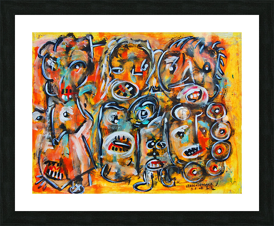 abstract 252 Picture Frame Printing