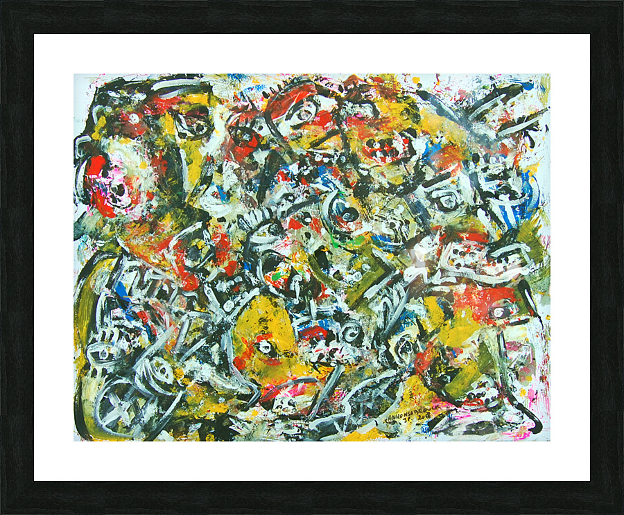 abstract  Picture Frame Printing