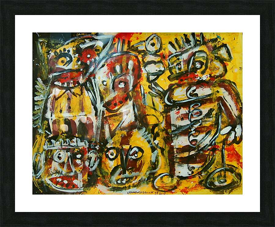 abstract  Picture Frame Printing
