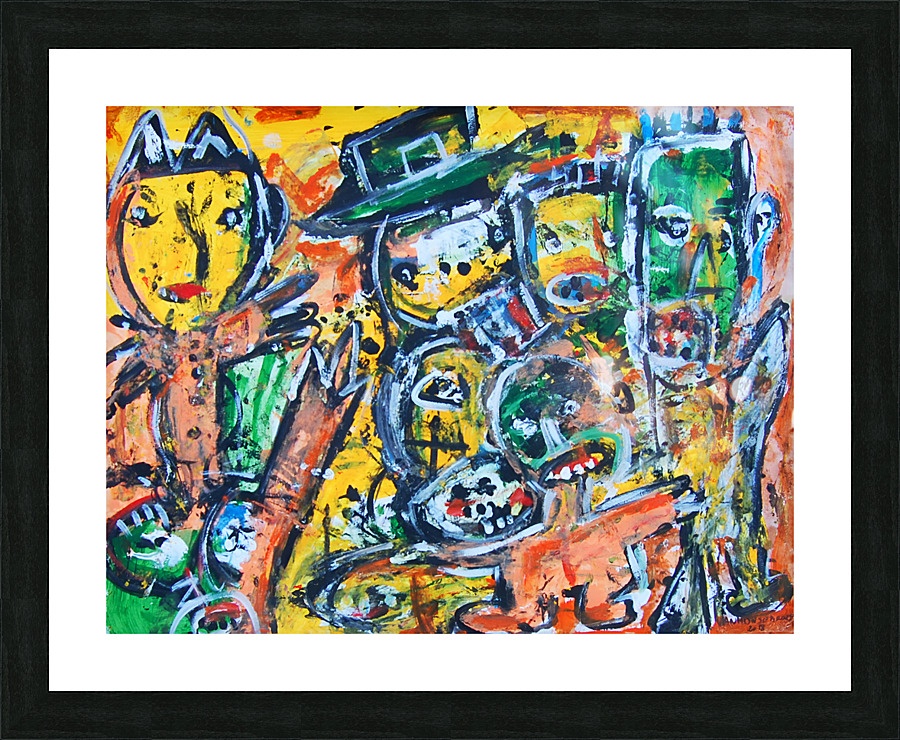 abstract  Picture Frame Printing