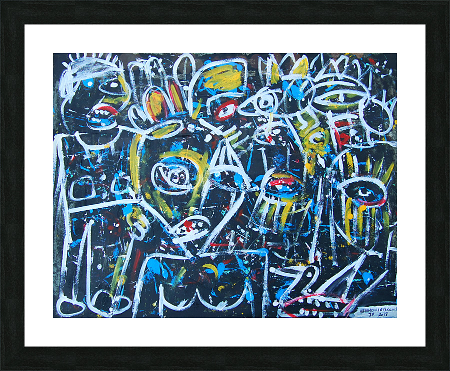 abstract  Picture Frame Printing