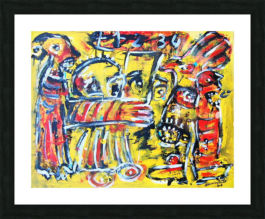 abstract  Picture Frame Printing
