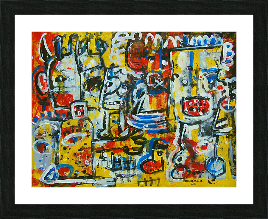 abstract  Picture Frame Printing
