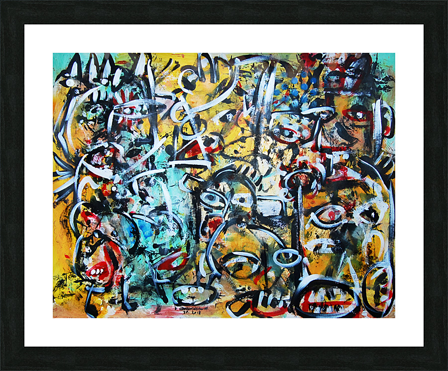 abstract Picture Frame Printing