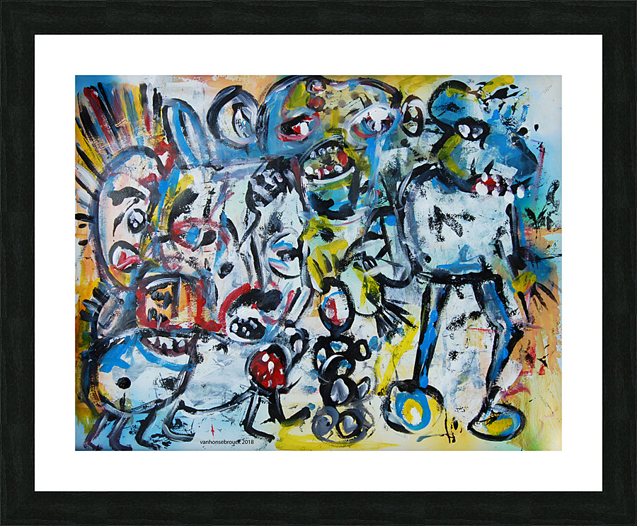 abstract  Picture Frame Printing