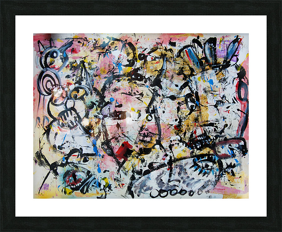 abstract  Picture Frame Printing
