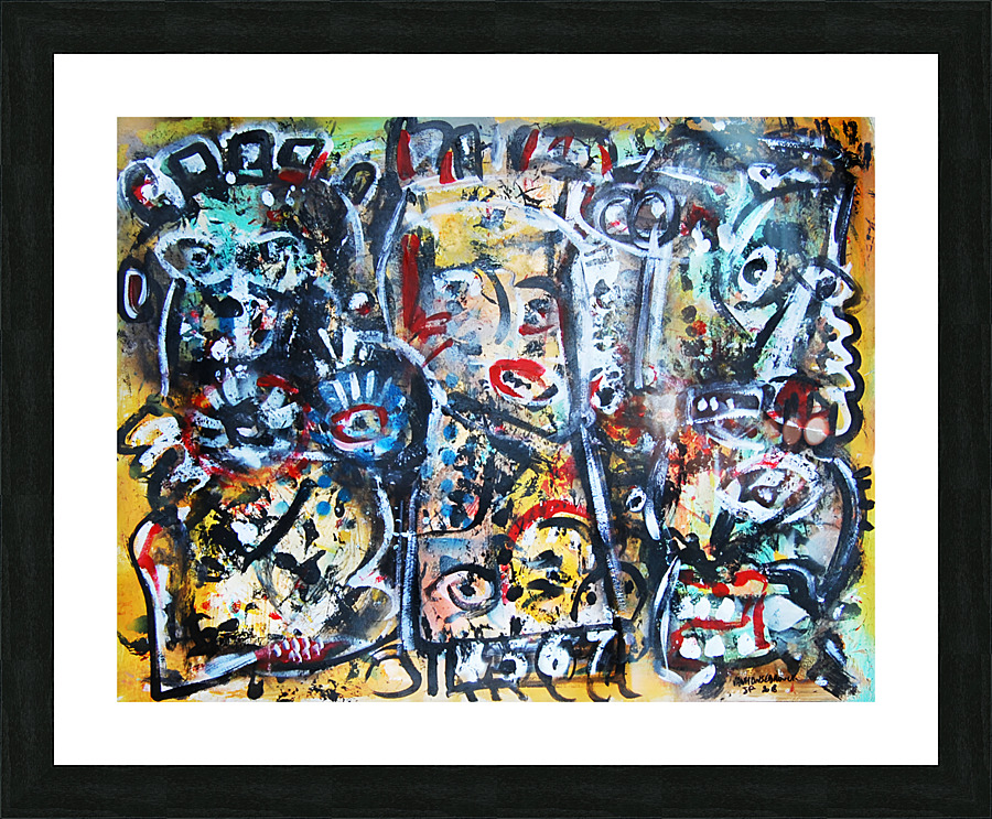 abstract  Picture Frame Printing